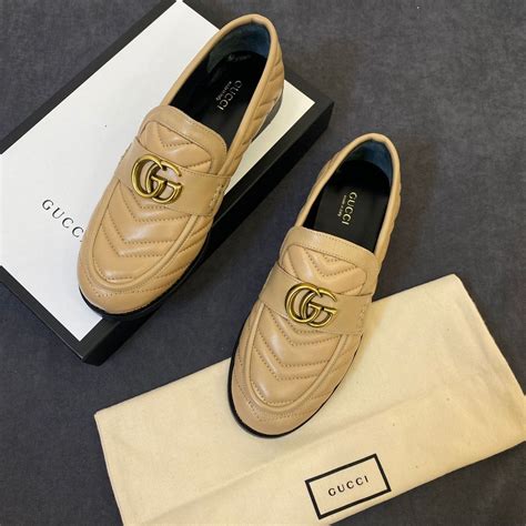 gucci loafers nude